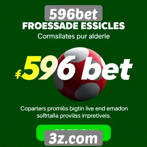 Promoções e bônus disponíveis no site 596bet